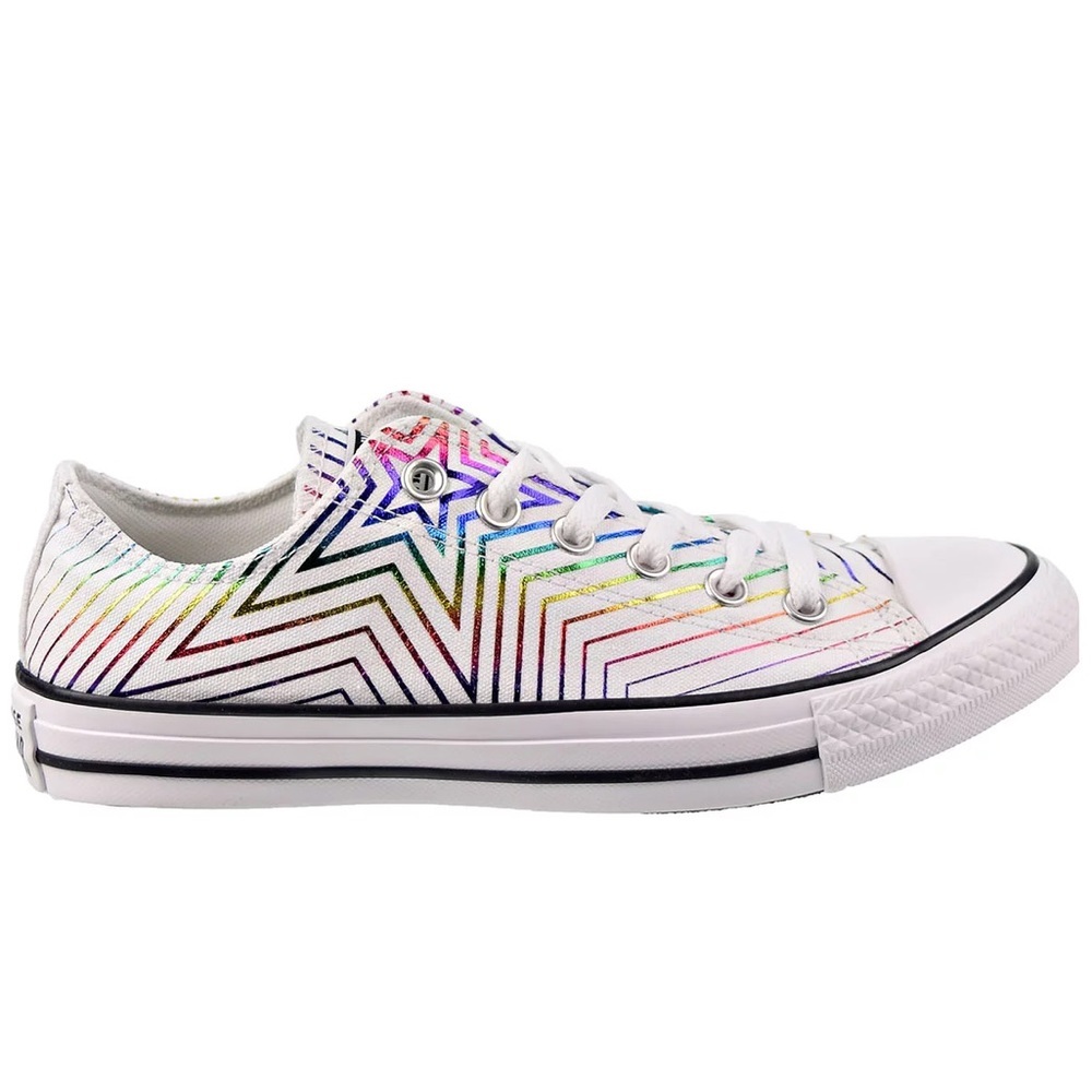 Converse metallic all of the stars tennis shoes